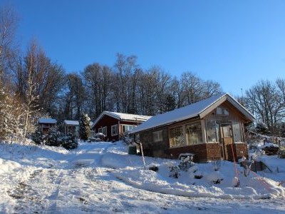 Foto på Solbacken vintertid.