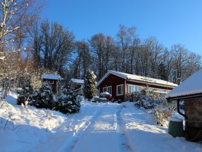 Foto på Solbacken vintertid.